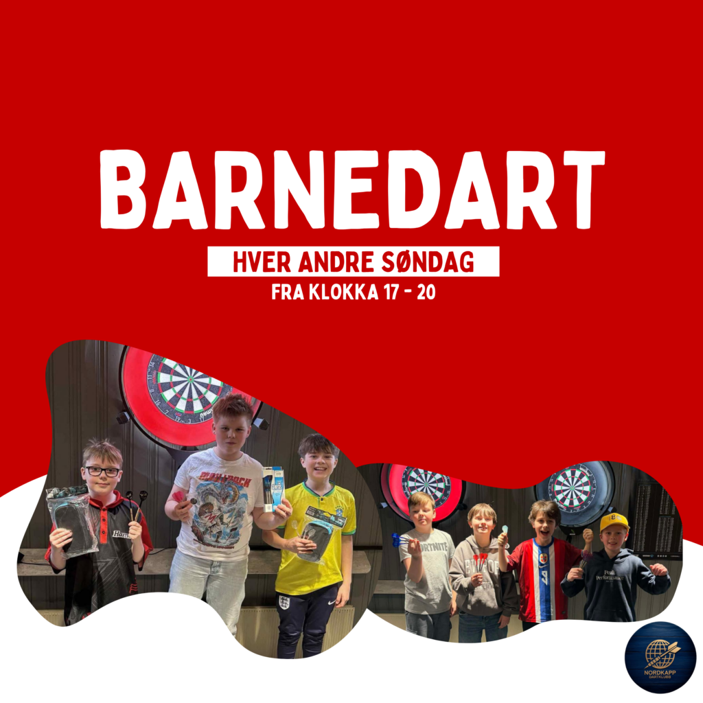 Barnedart med Nordkapp Dartklubb